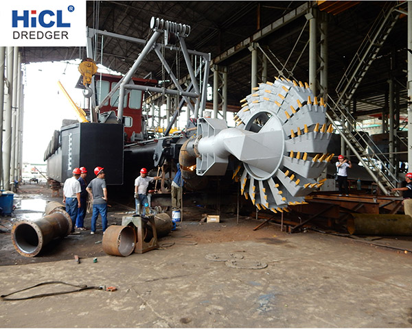 Cutter Suction Dredger&Wheel Bucket Dredger Building Site