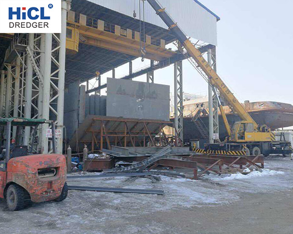 Cutter Suction Dredger&Wheel Bucket Dredger Building Site