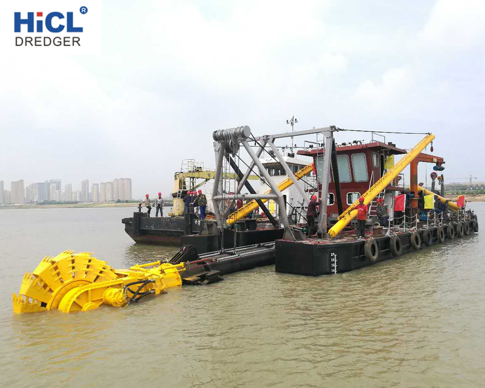 HWB250 10inch 1000m3/h Hydraulic Wheel Bucket Dredger