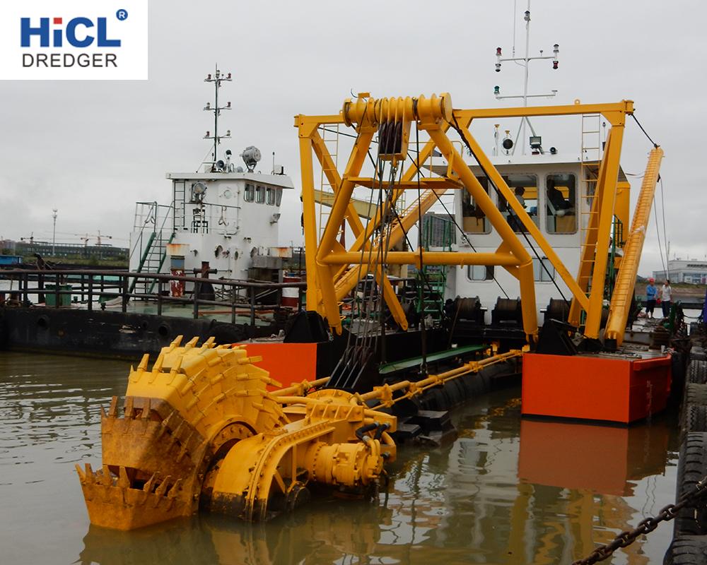 HWB300 12inch 1500m3/h Hydraulic Wheel Bucket Dredger 