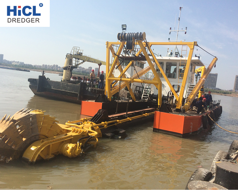 HWB500 20inch 3500m3/h Hydraulic Wheel Bucket Dredger 